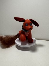 Vintage Puppy Dog Tails By MIG Dog Red setter With collar and name 90s 