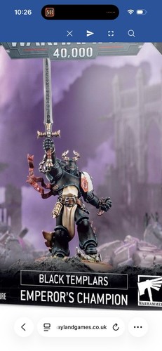 Black templars emperor - black,