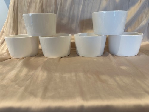 White bone china pots dishes - bone,