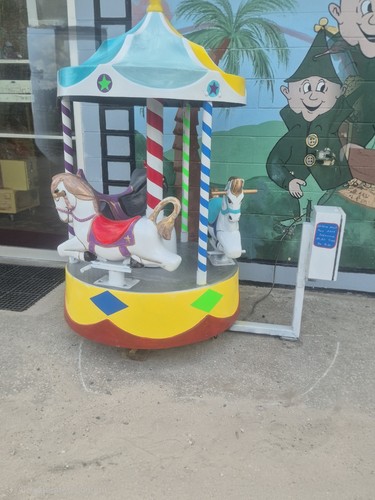 Carousel coin operated - coin, kiddie