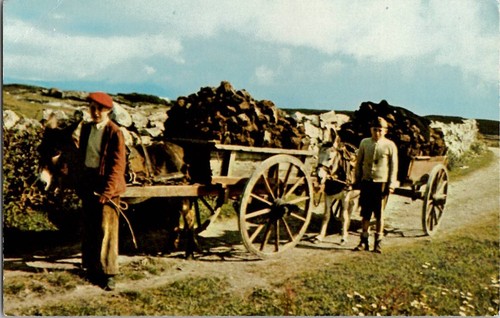 Vintage irish peat turf carts - vintage,
