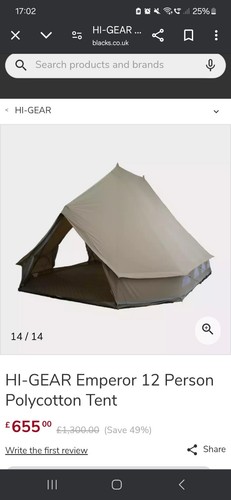 Higear man emperor tent and - higear, 12