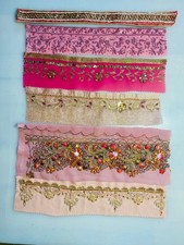 6 Sari/Saree Edging 10' Strips