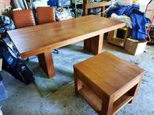 Solid hardwood table