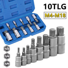 10Pcs Spline Socket Set M4 -