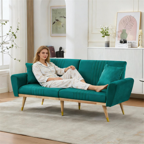 Seater sofa bed velvet - 2-seater,