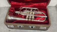 H. SINGHA SILVER TRUMPET WITH