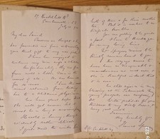 THOMAS SPURGEON ORIGINAL AUTOGRAPH LETTER. BAPTIST PREACHER