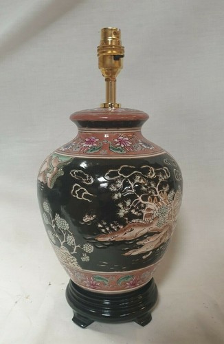 Porcelain table lamp oriental - table,