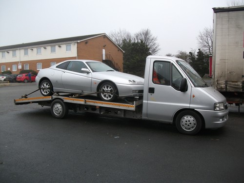Car recovery transport - car,