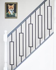 Deluxe Set of 2 Black Stair