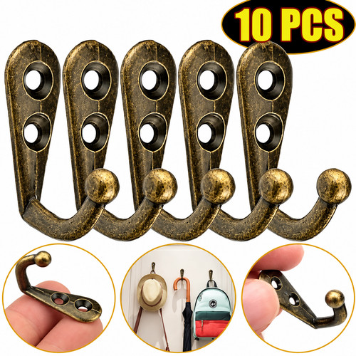 10x coat hooks vintage - 10x, wall