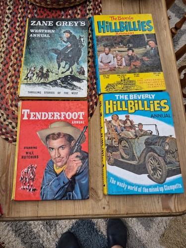 Vintage cowboy annuals 1960s - vintage,