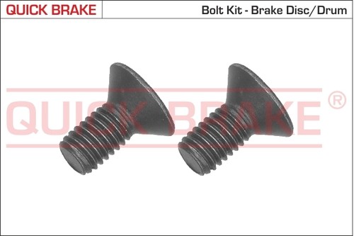 Front rear screw set - screw, brake