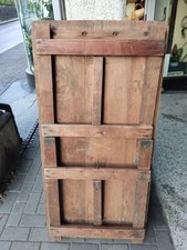 George VI Pine Campaign Folding Trestle Table- Rustic WW2 Period 