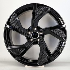 Rs7 black alloy wheels - black,