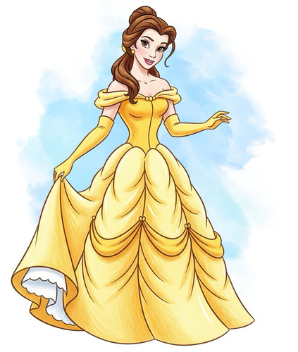Belle disney princess cartoon - belle,