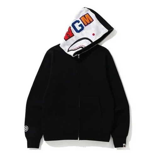 Bape shark full zip hoodie - shark,