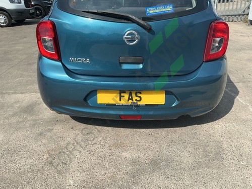 2015 nissan micra - micra, rear