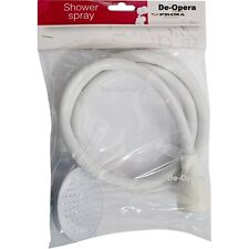 SINGLE ONE TAP FITTING SHOWER BATH HEAD & HOSE SPRAY HAIR WASH NEW