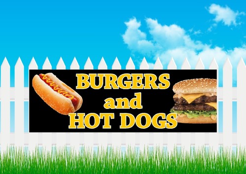 Burgers and hot dogs pvc - burgers,