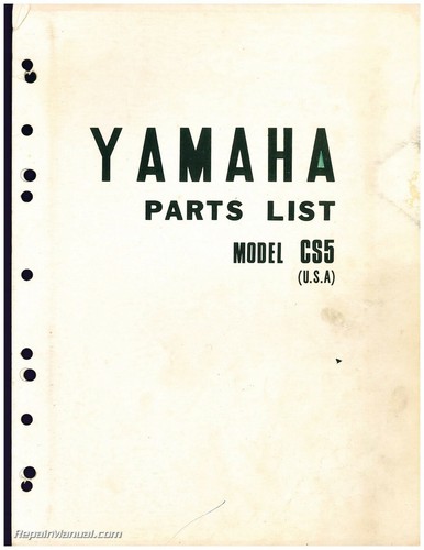 1972 yamaha cs5 - 1972,