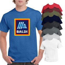 BALDI T-Shirt Novelty Slogan Bald Ironic Joke Printed Unisex Short Sleeve Tee