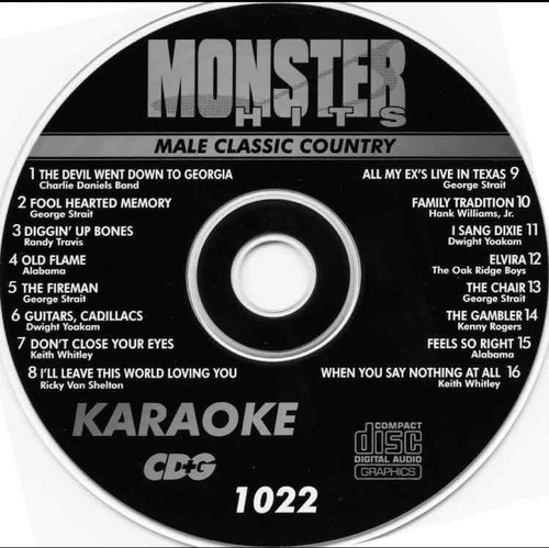 Male classic country karaoke - classic,