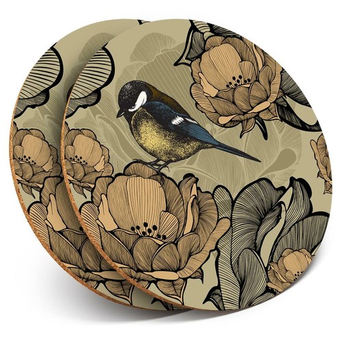 Coasters blue tit - coasters,