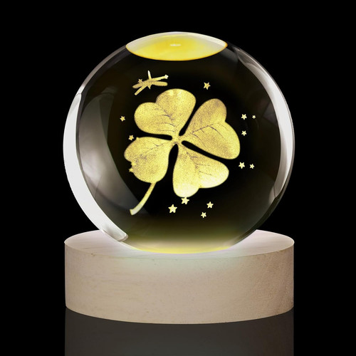 Four leaf clover - clover, crystal