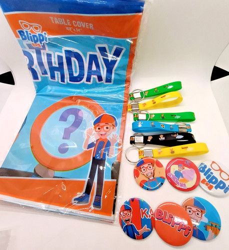 Pcs blippi party - 13,
