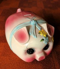 Vintage 1960s Jumbo Piggy Bank