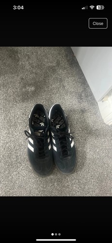 Black and white adidas