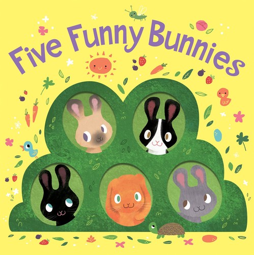 Five funny bunnies board - board, book