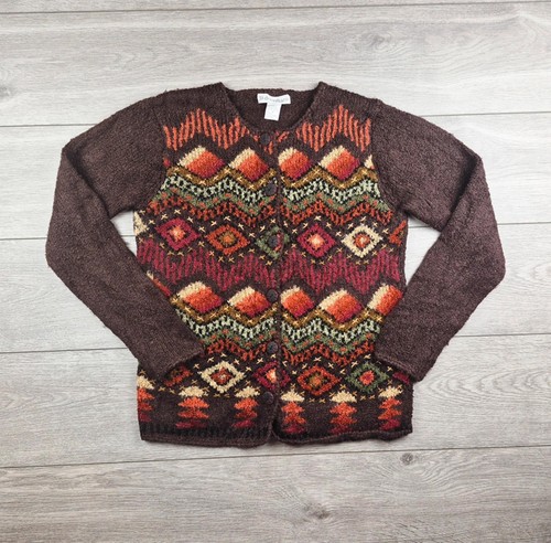 Dressbarn aztec folk cardigan - folk,