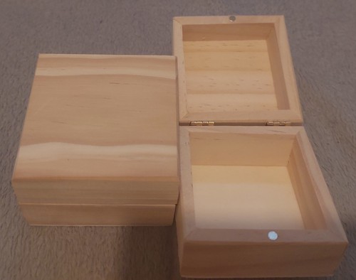 Wooden storage cube - cube, mini