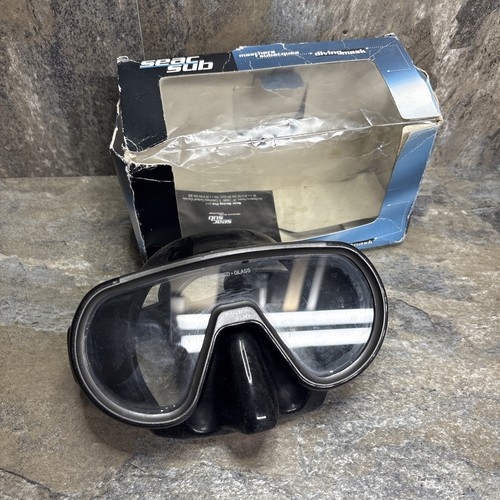 Black seac clear dive mask - seac, –