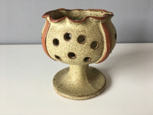 Studio pottery chalice with - pottery,