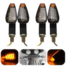 4x 12V Motorcycle Amber LED