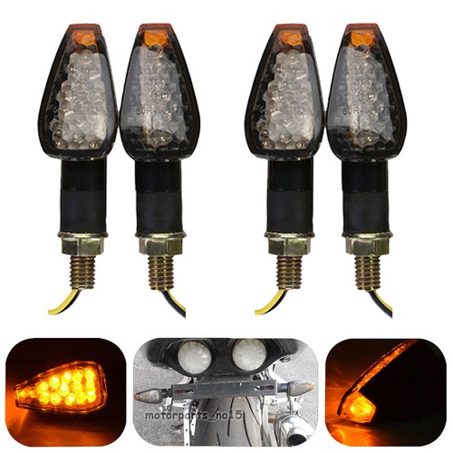 12v motorcycle amber led - 4x,
