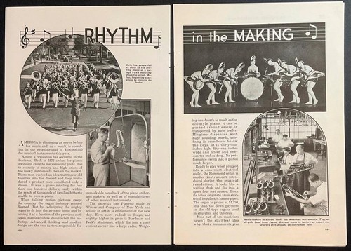 Buescher band instruments 1937 - instruments,