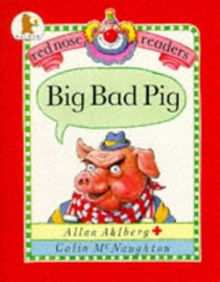 Big bad pig - pig, (red