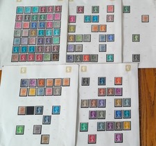GB QEII Definitives Machins  1/2p - 75p values - collection over 100 MNH stamps