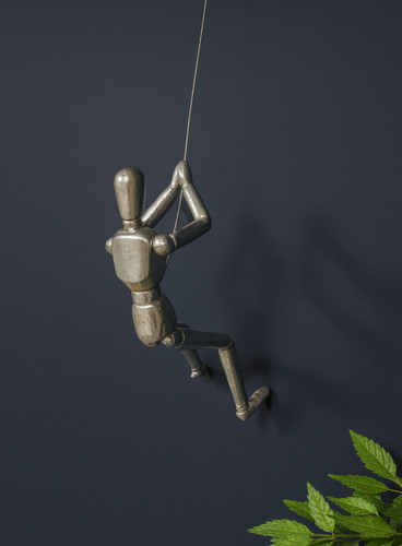 Silver resin climbing - silver,