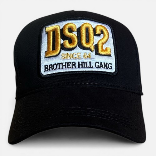 Dsquared2 black baseball cap - black,