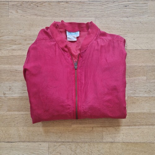 Wintersilks vintage red silk - red,
