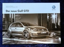 VW Golf 7, the new GTD, price