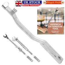 Universal Spanner Wrench Extender Tool Extension Lever Bar w/ 1/2" Square Drive