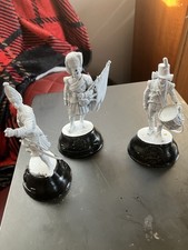 3 Vintage Stadden Pewter Figurines Scots Guard Piper ,Grenadier And A Drummer