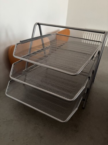 Tier silver mesh letter - 3,